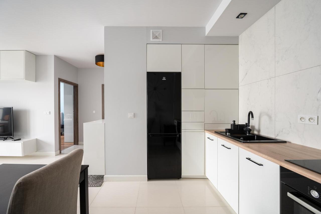 Bluszczanska Blue Modern Apartment Warschau