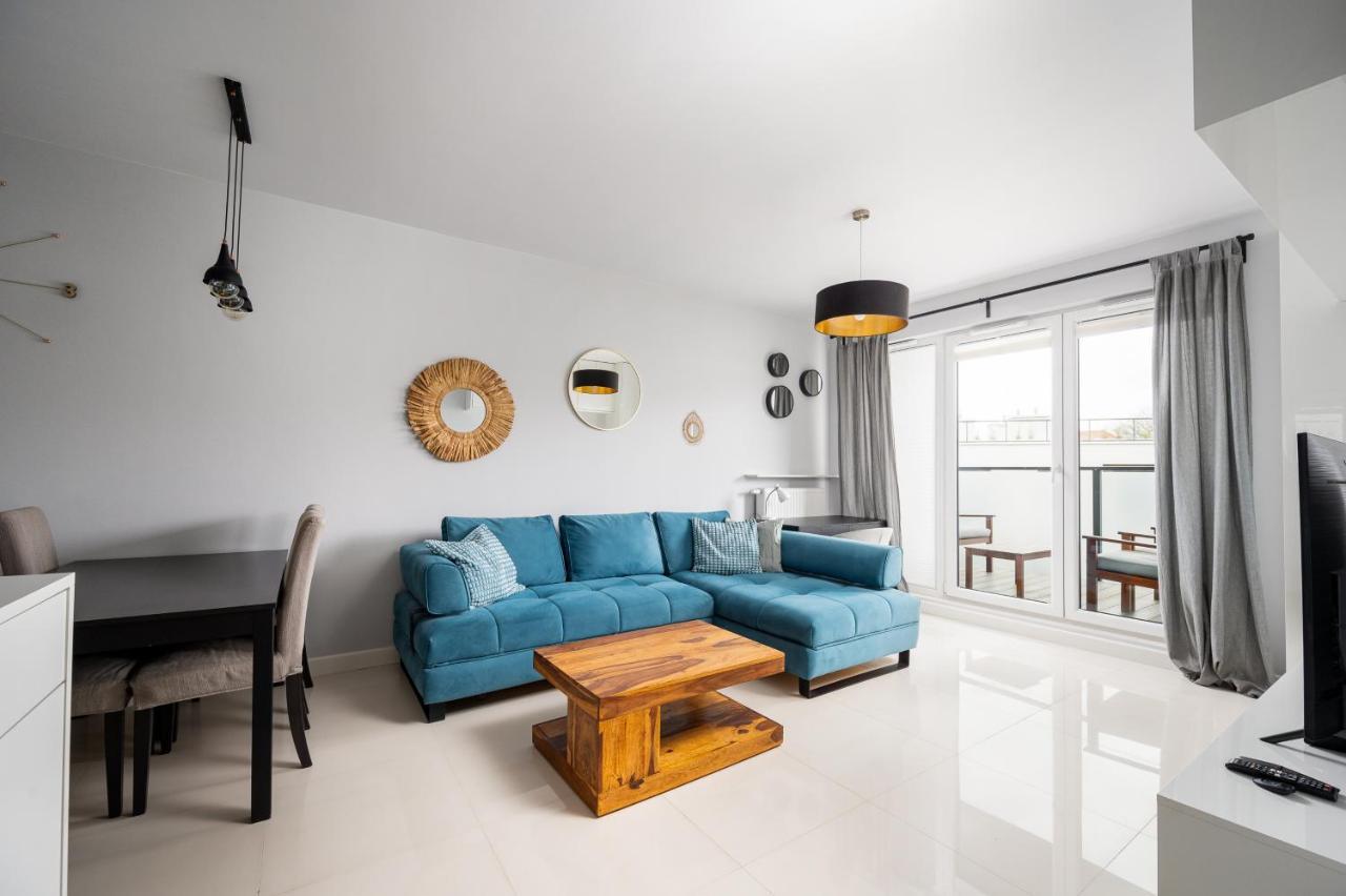 Apartment Bluszczanska Blue Modern