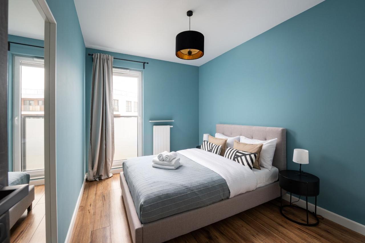 Apartment Bluszczanska Blue Modern