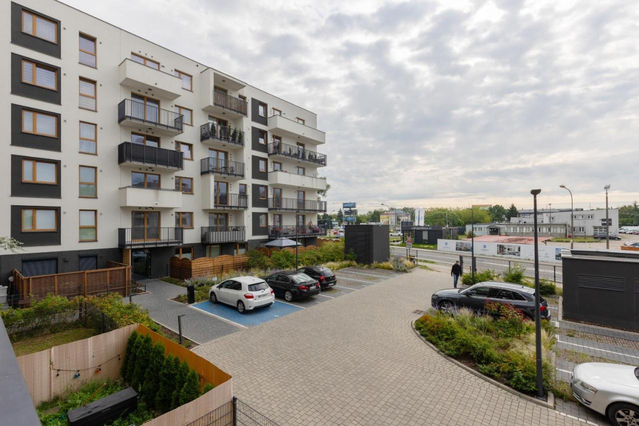 Stylish Przedpole With Balcony & Parking By Renters Apartment Warsaw