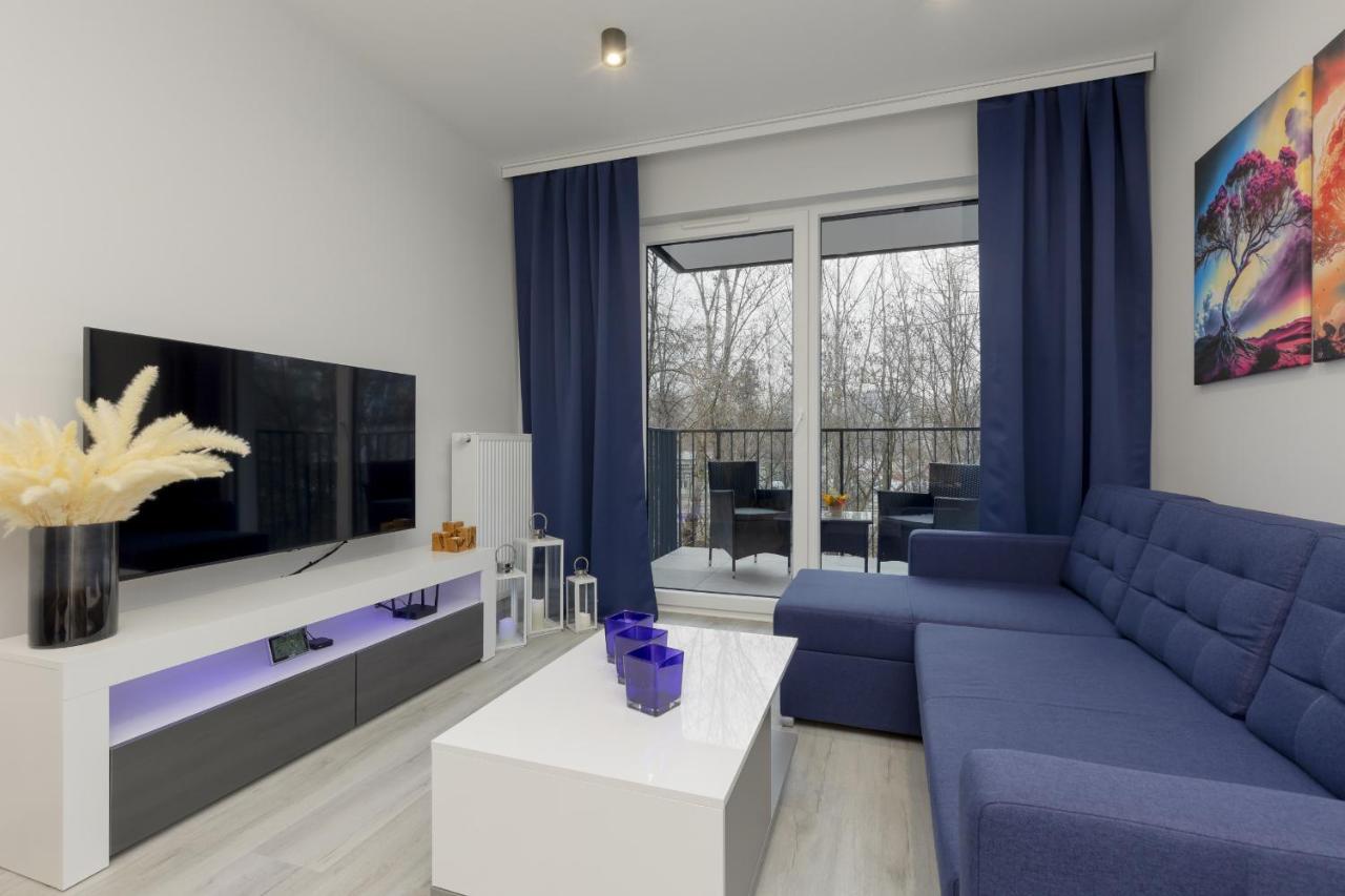 Apartment Dark Blue And Grey With Pastel Bedroom In By Renters Warsaw