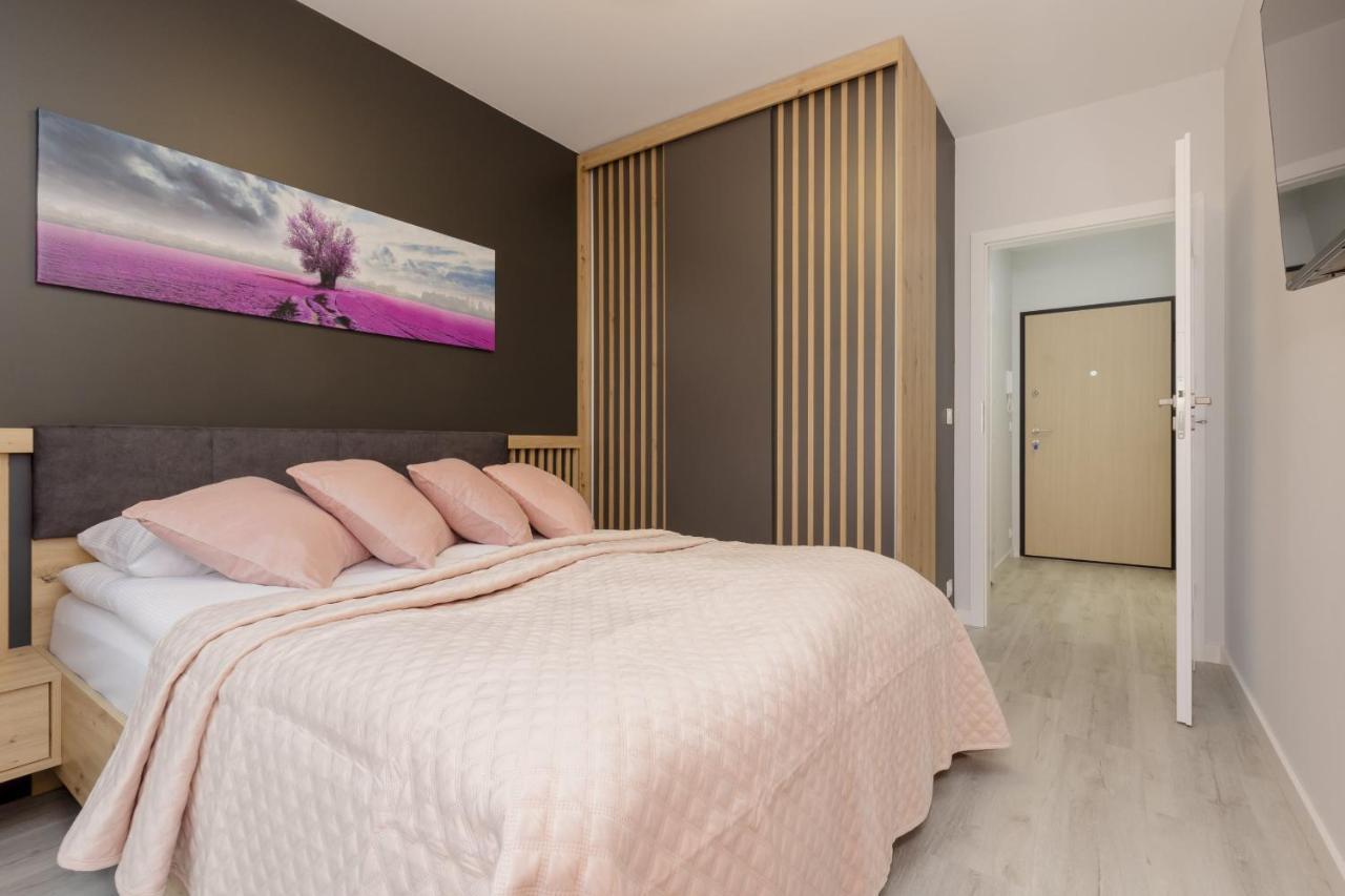 Apartment Dark Blue And Grey With Pastel Bedroom In By Renters Warsaw