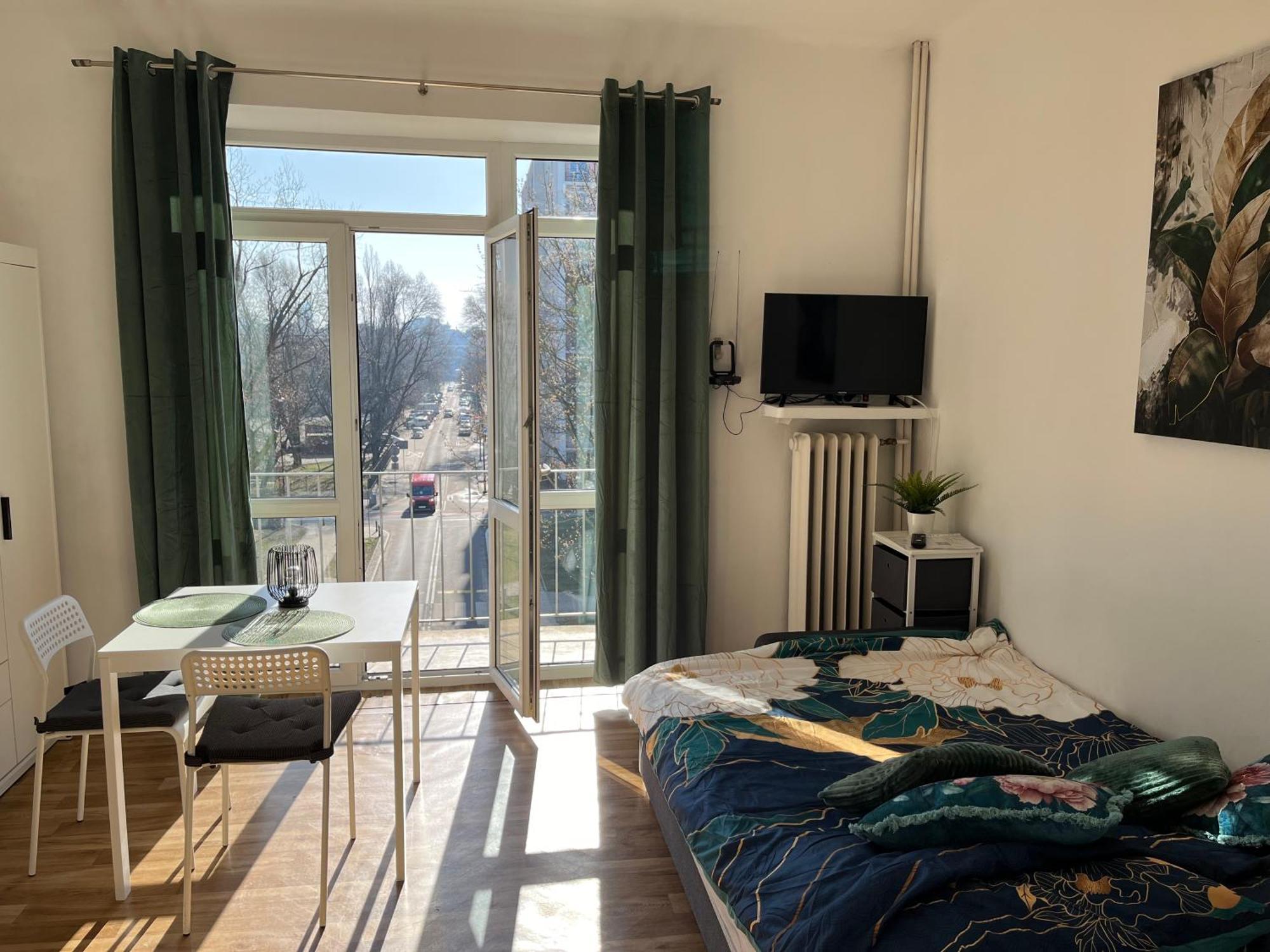 Sloneczny Na Zoliborzu Dla 2 Osob Przy Arkadii Apartment