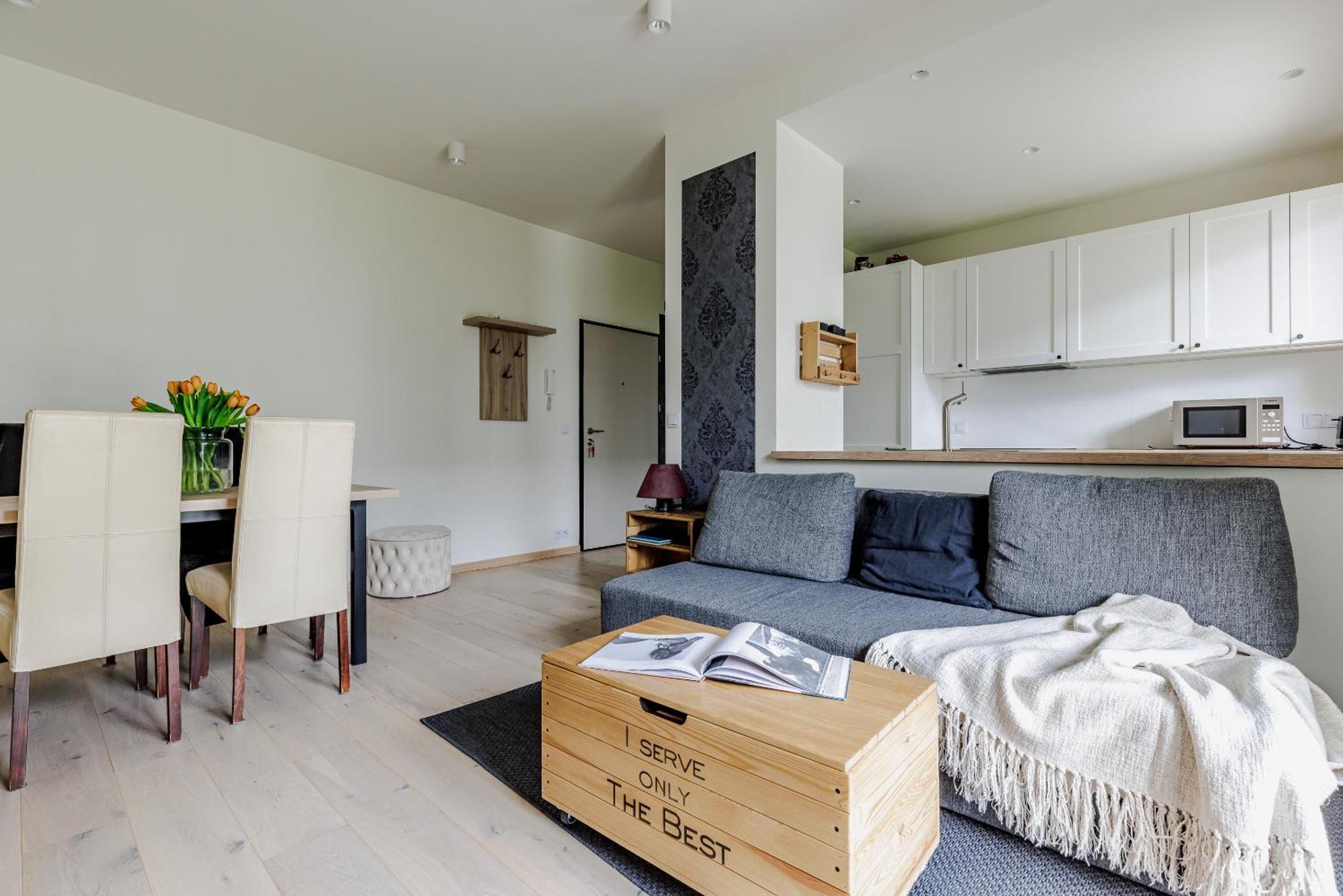 Relax&comfort New Waw 50 Sqm With Terrace, Garden, Free Parking And Ac Apartment *