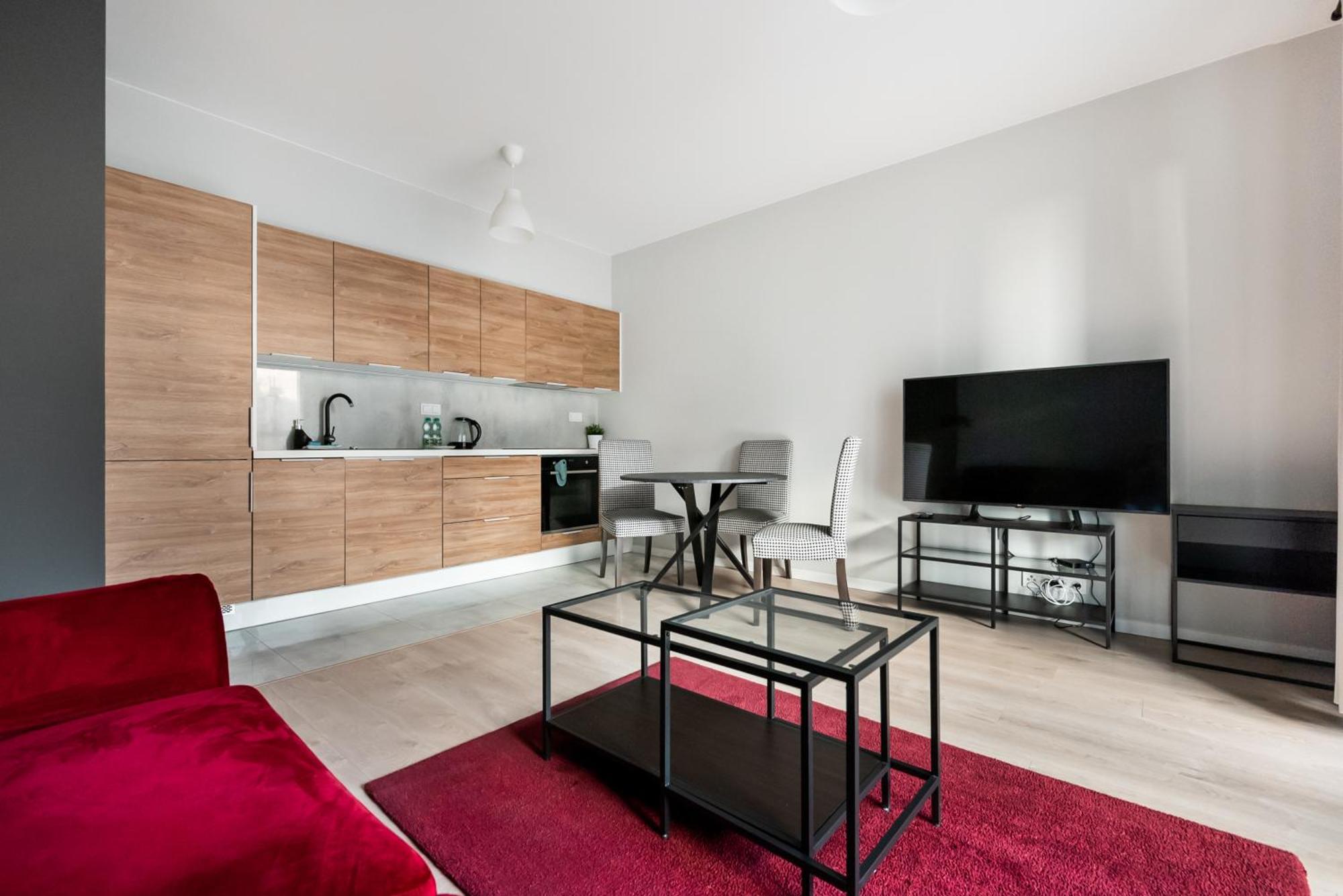 Bialej Floty Red Apartment Warsaw