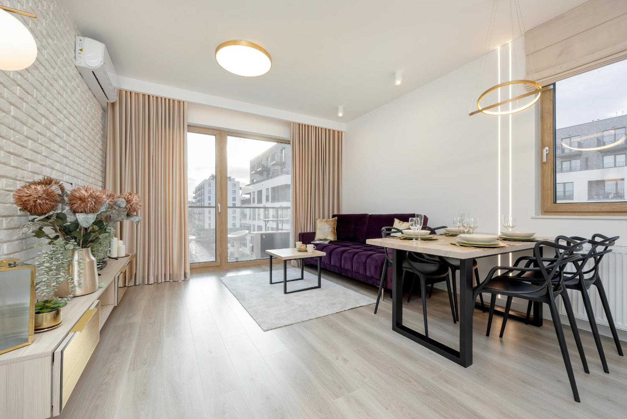 Apartament Mokotow Stylish With Parking & Balcony By Renters Prestige