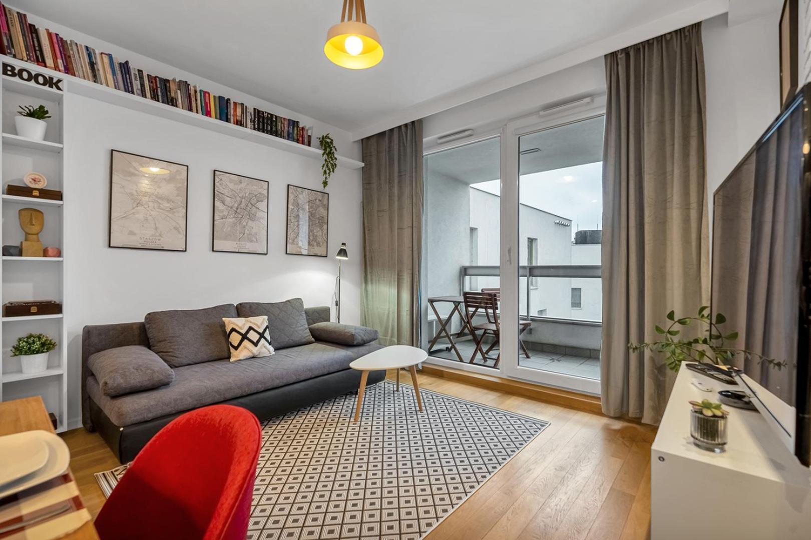 Wola - Parking, Balcony, Quiet & Quarter - By Rentujemy Apartment Warschau