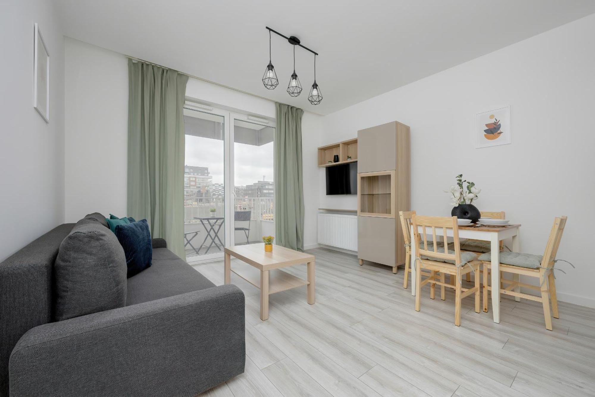 Modern With Balcony & Parking Mokotow By Renters Apartamento Varsóvia