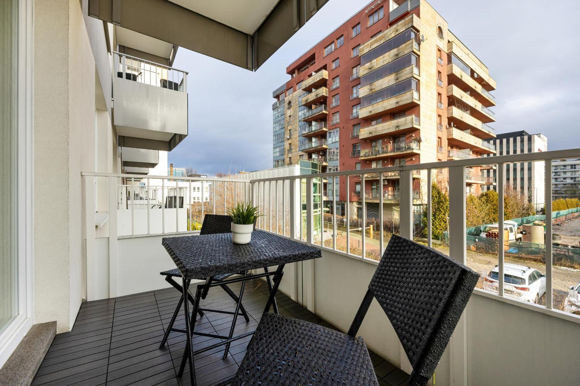 Modern With Balcony & Parking Mokotow By Renters Apartment Warsaw
