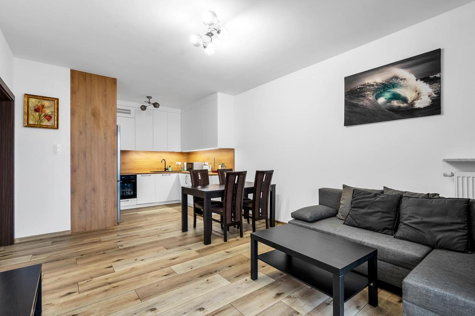 View Of The City Skyline Apartment Warschau