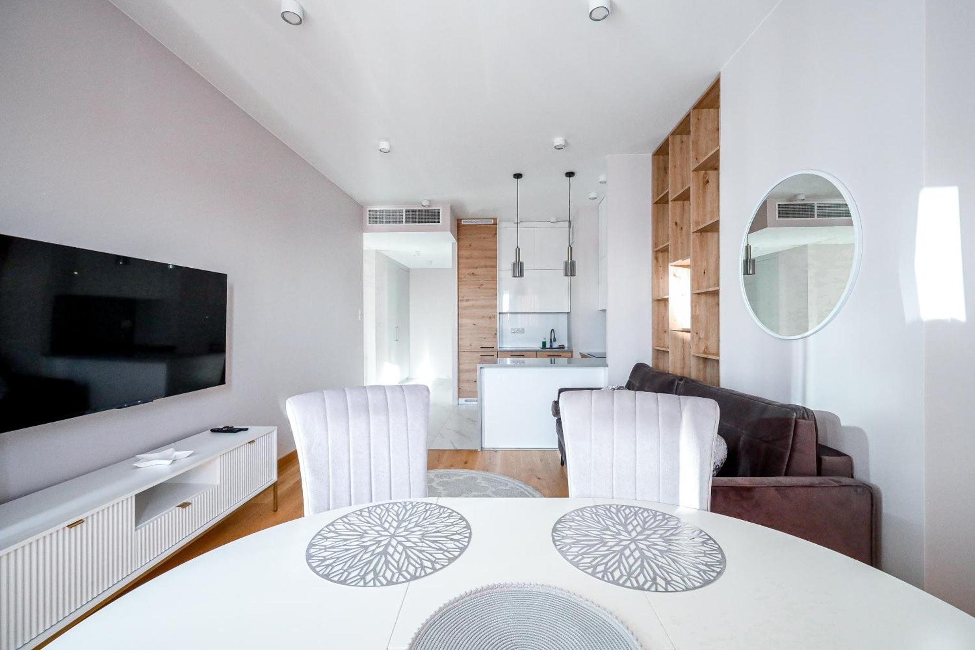 Kasprzaka 29 Wola Tower 3 Rooms, 80m2 16th Floor, Free Garage By Perfect Apartment