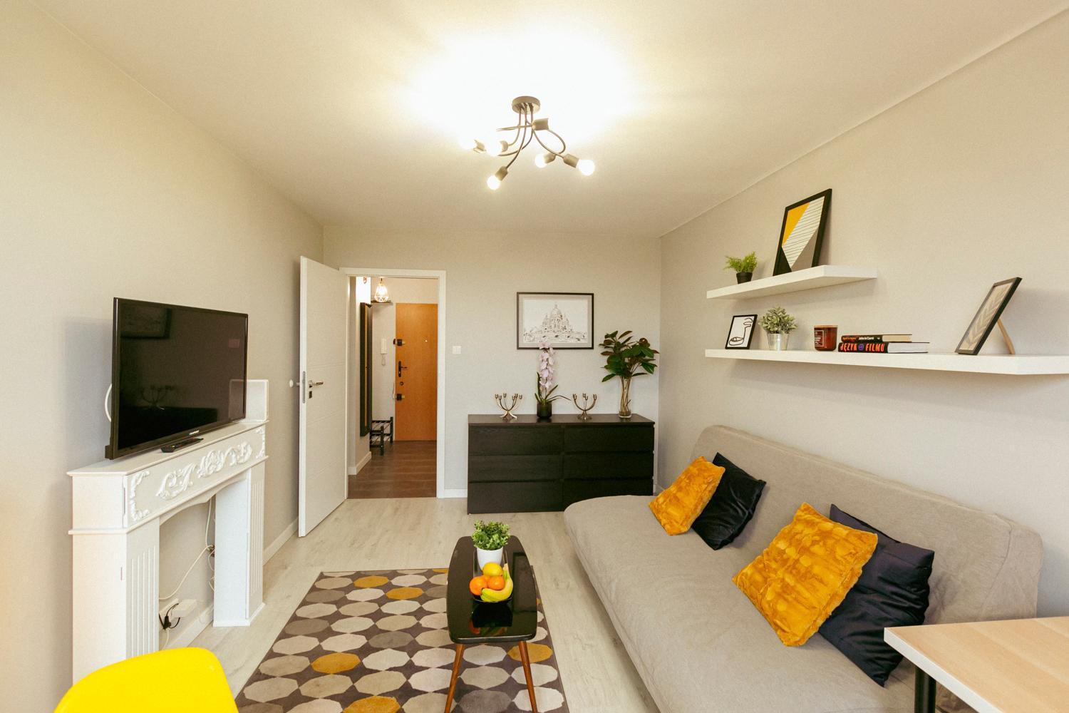 Apartamento Przechodnia 2 Yellow: Free Parking, Work-friendly, Smart Tv