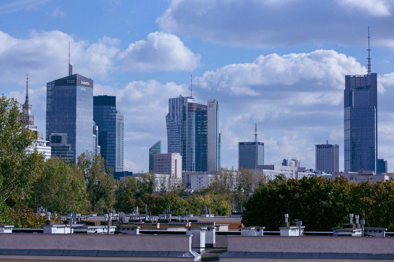 Pawia 51 - Piekny Wiok Na Centrum Warszawy - Duzy Balkon - Smart Tv 55 Cali Wifi - Good *