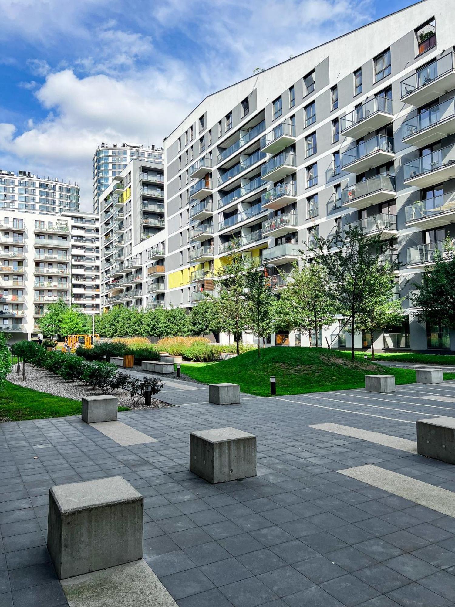Nowoczesny Apartament - Blisko Centrum Căn hộ Warsaw