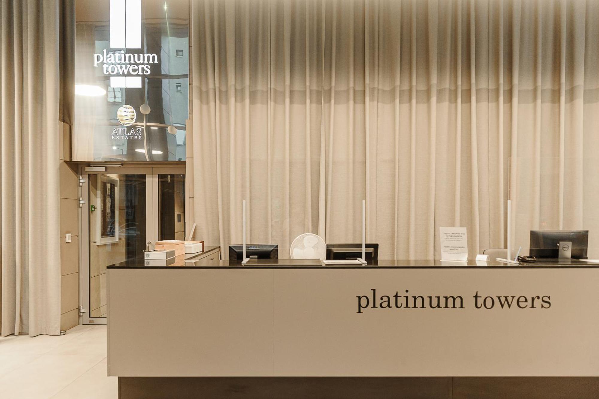 Lumina With Balcony Platinum Tower Apartment Warsaw