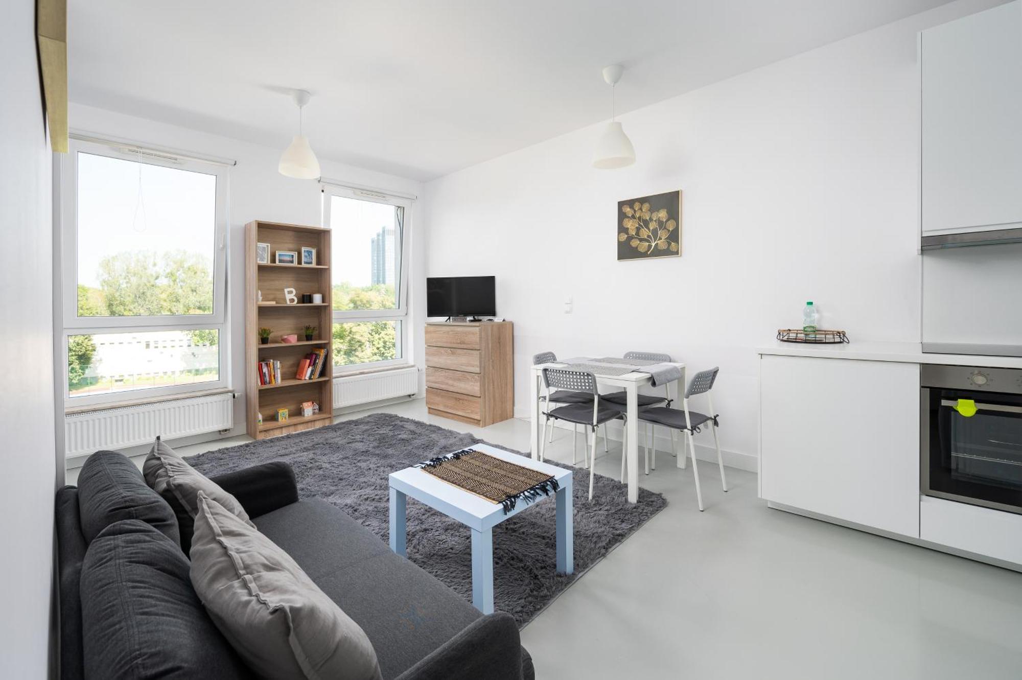 Apartment Kolska Bright Warsaw