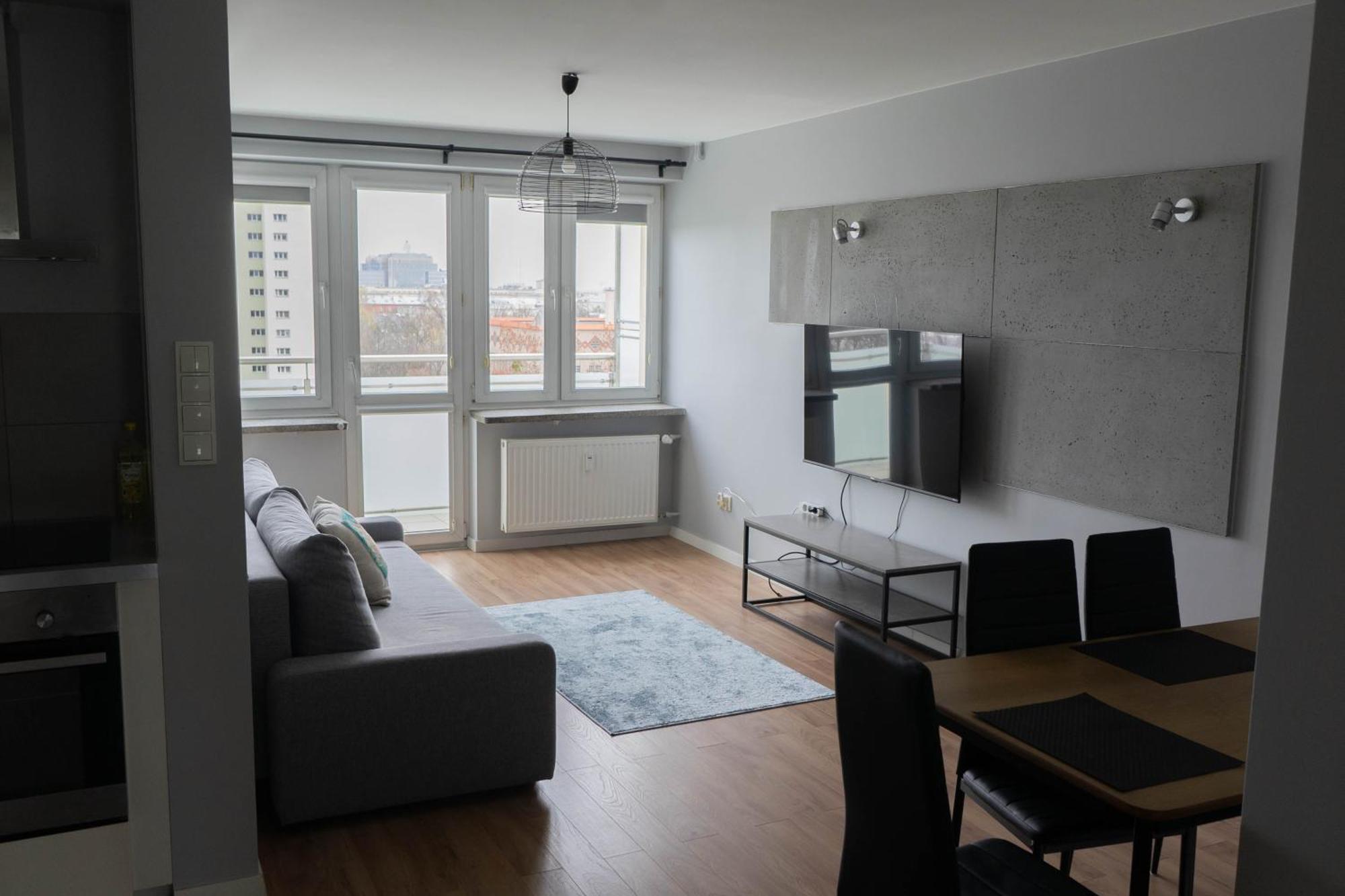 Apartment Found Space Metro Pole Mokotowskie 5 Min From Centrum