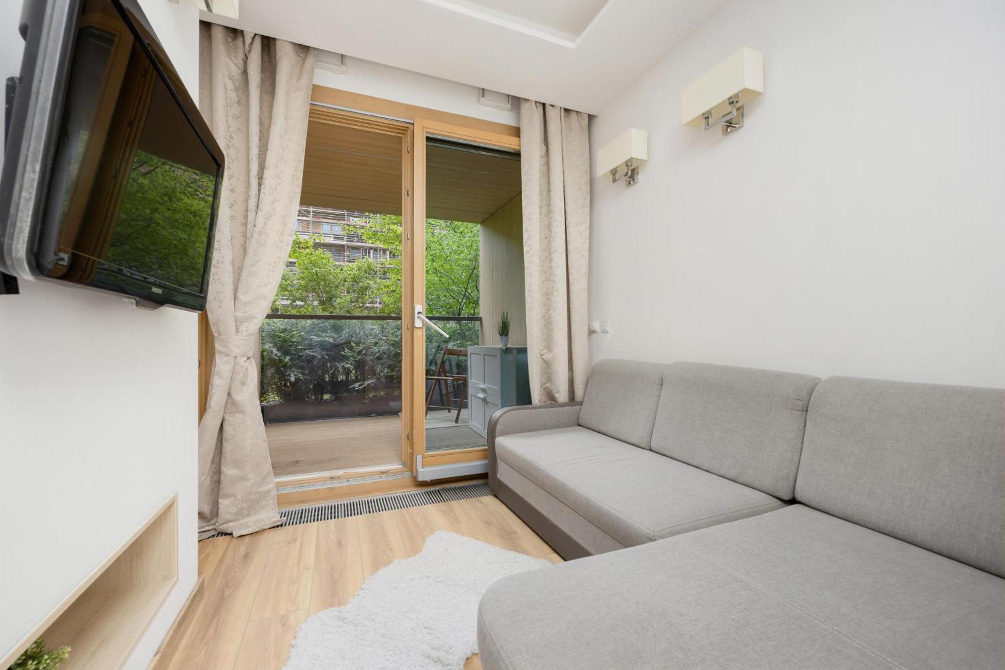 With Balcony In The Wola District Of By Renters *