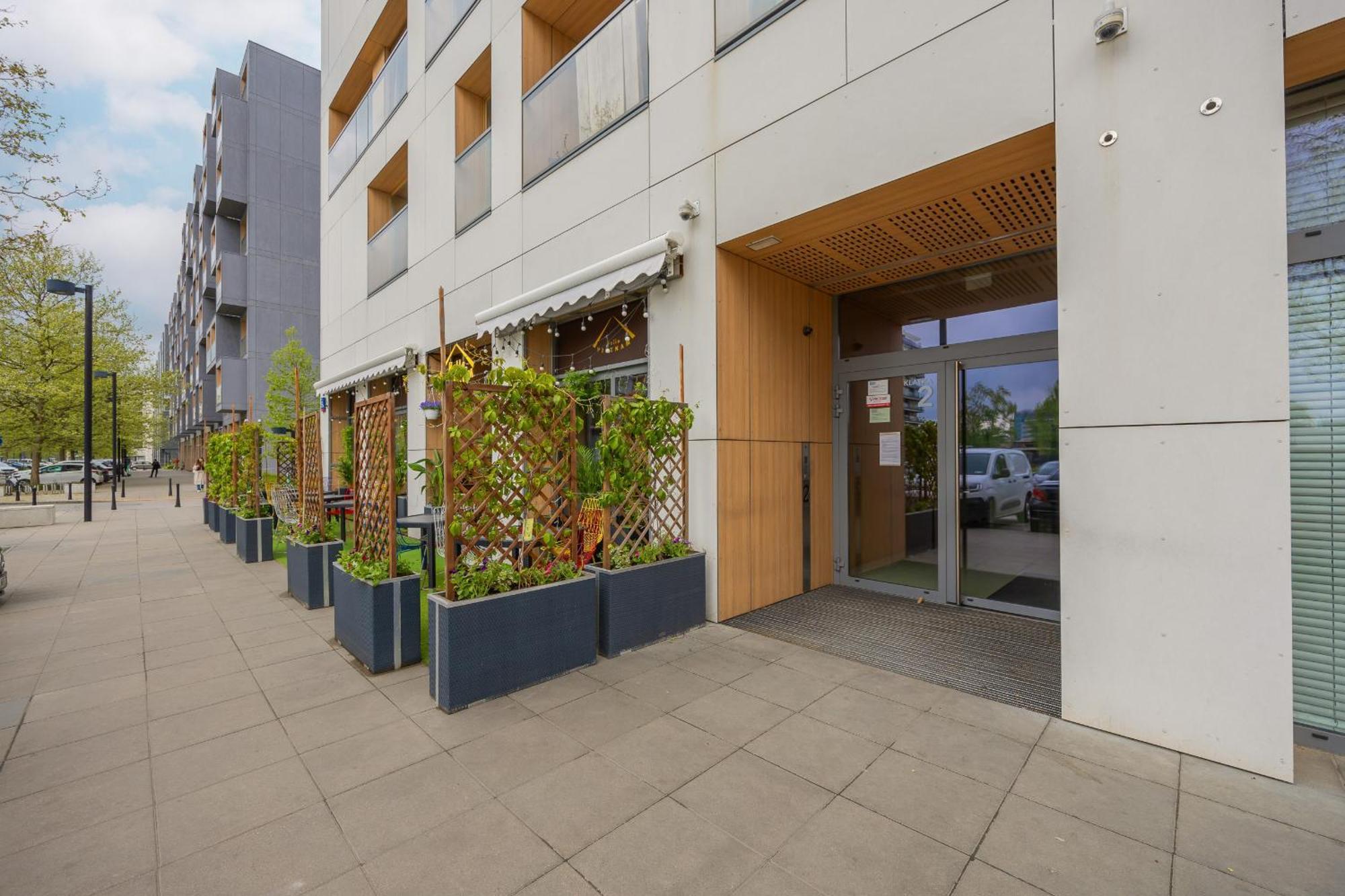 With Balcony In The Wola District Of By Renters Apartment Warsaw