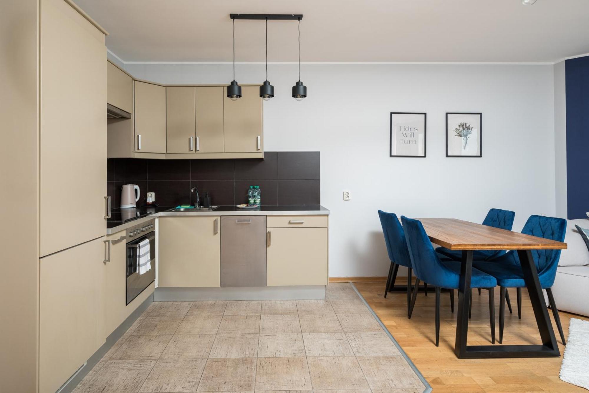 Apartment Metro Wilanowska Blue Warsaw