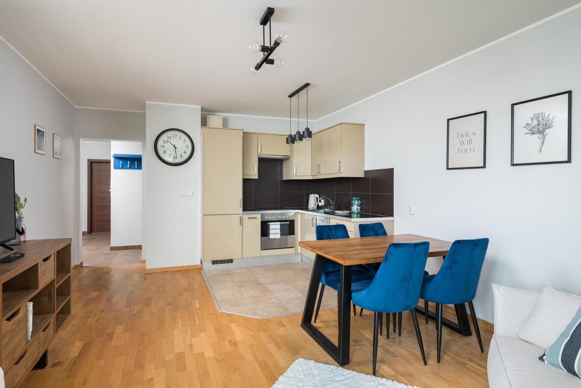 Apartment Metro Wilanowska Blue Warsaw
