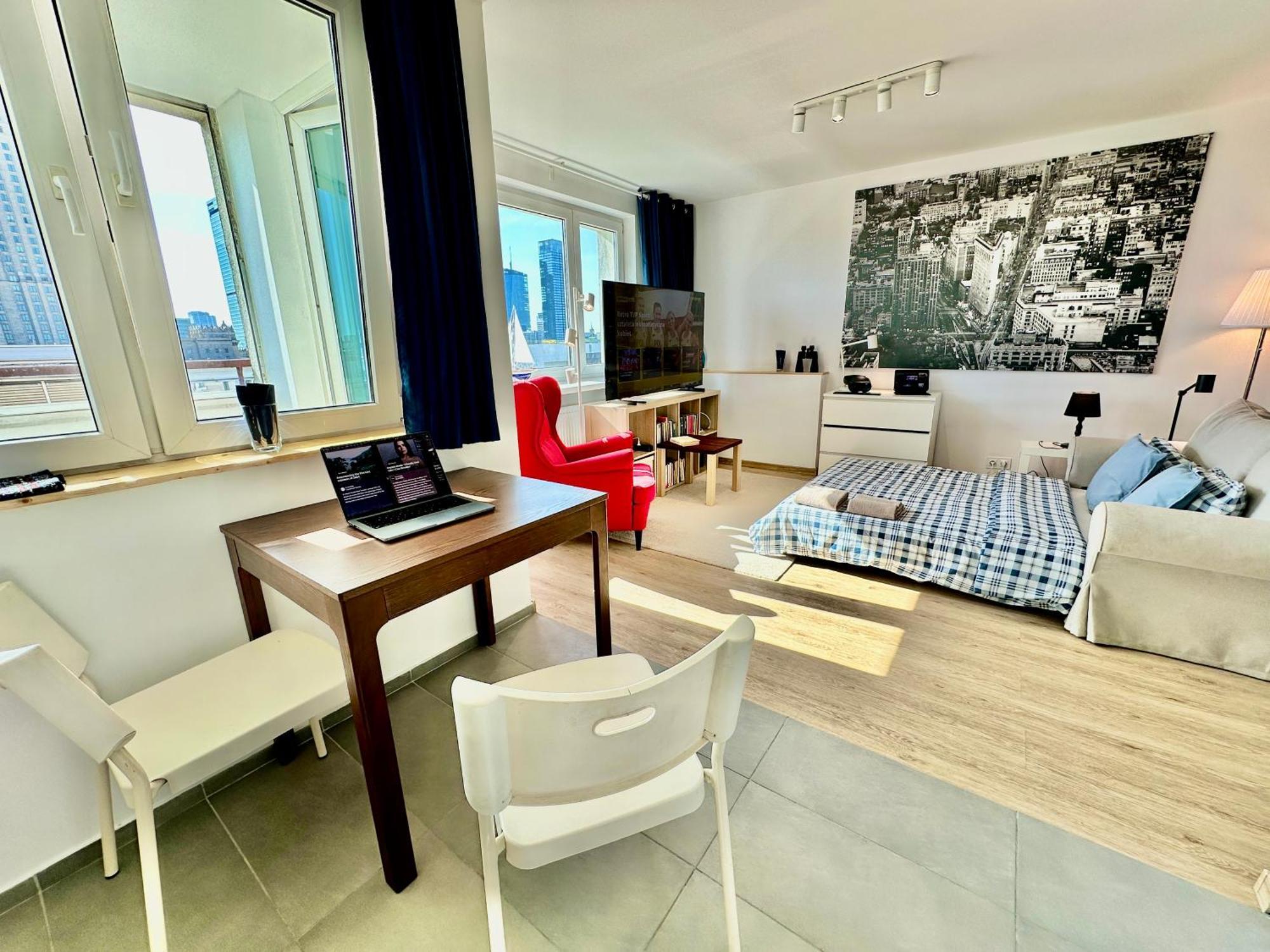 Apartment Sawa 4 Metro Fast Wifi 1 Gbs 70tv Netflix Hbo Warsaw