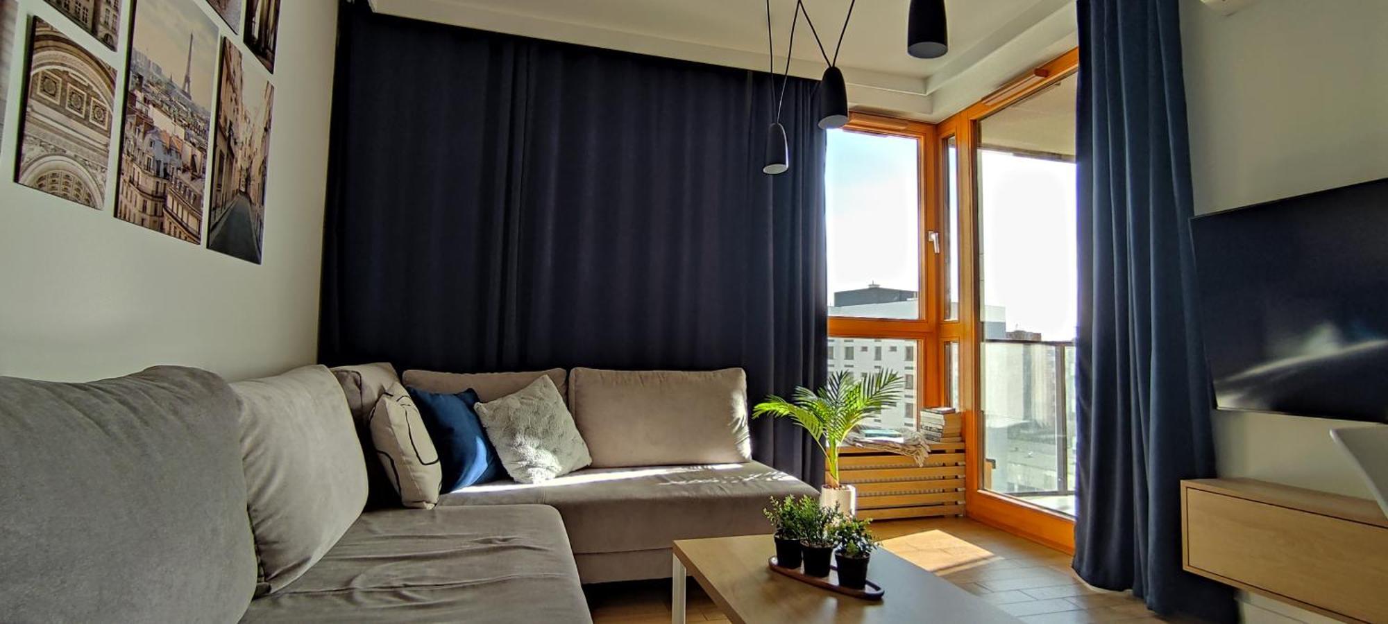 Wola Blue Modern Apartamento Varsóvia