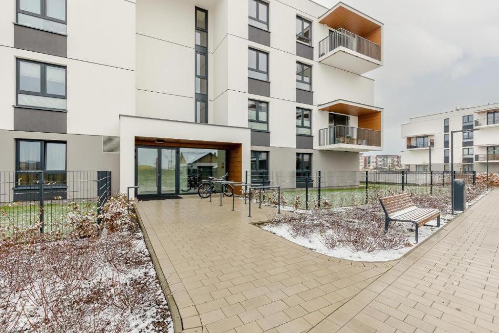 Green In Warsaw's Bemowo District With A Garden And Double Garage Apartment