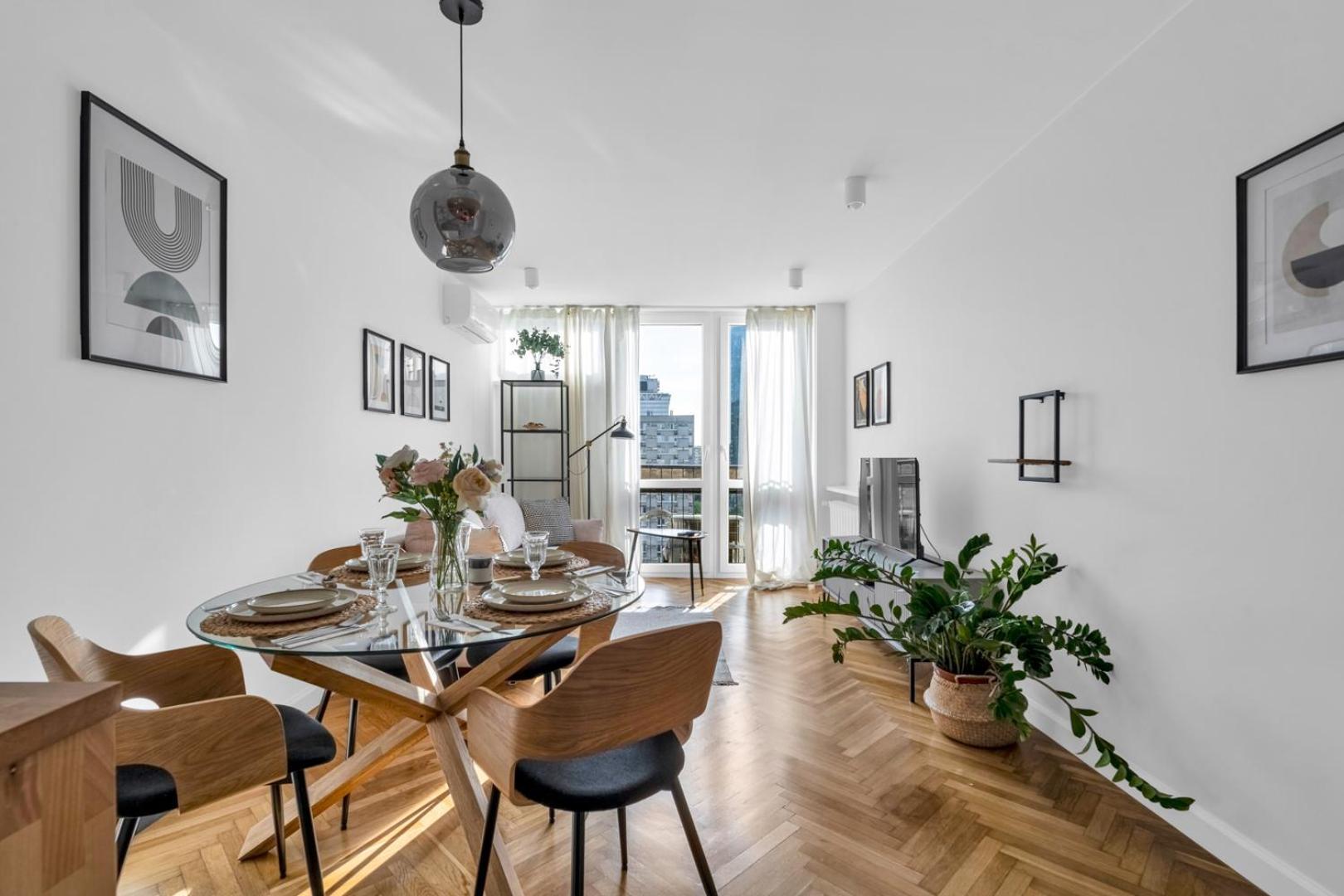 Wola - 13th Floor, View, Metro Nearby - By Rentujemy Apartment Warschau
