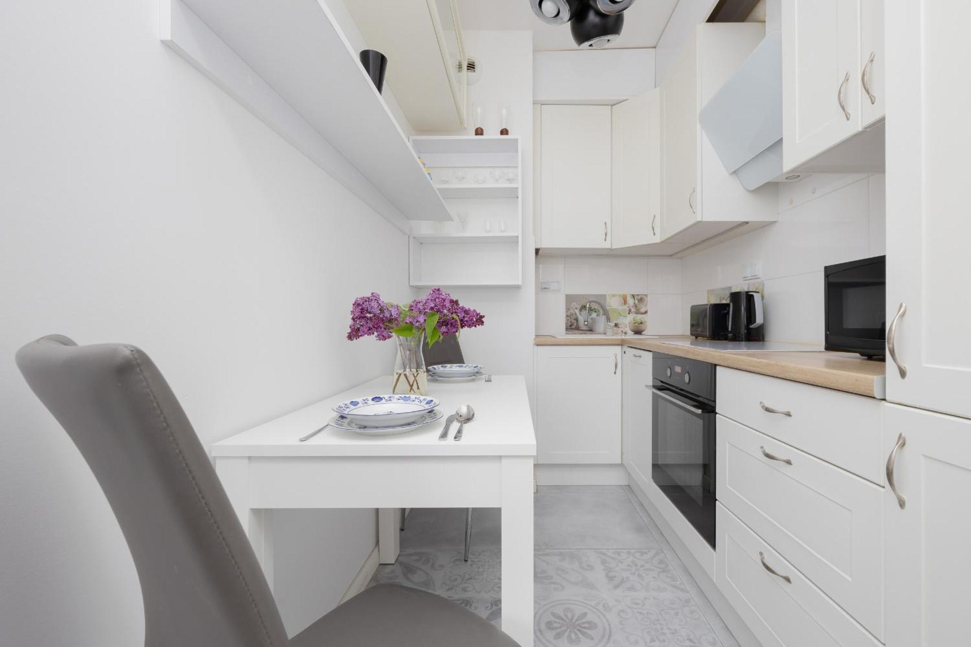 Bright Glowackiego For 2 People In By Renters Apartment Warsaw