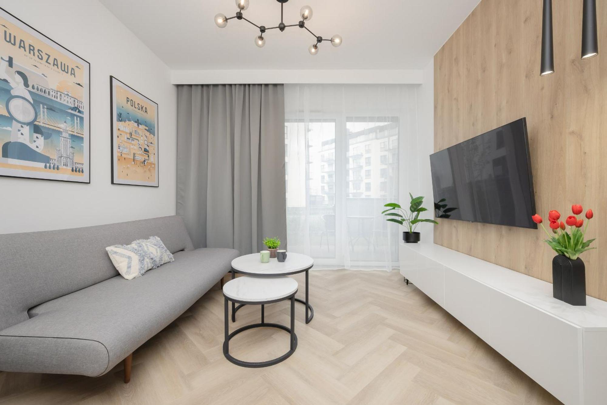 Przytulny Z Parkingiem I Tarasem W Warszawie By Rent Like Apartament Warszawa