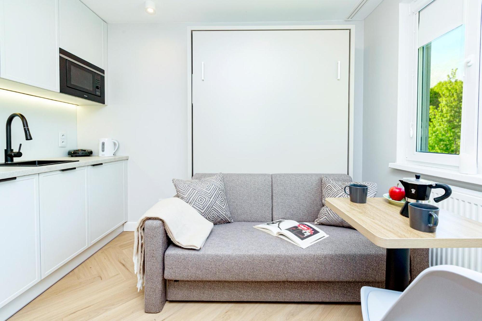Apartment Batorego Grey - Stacja Metra 300m - Bezplatny Parking