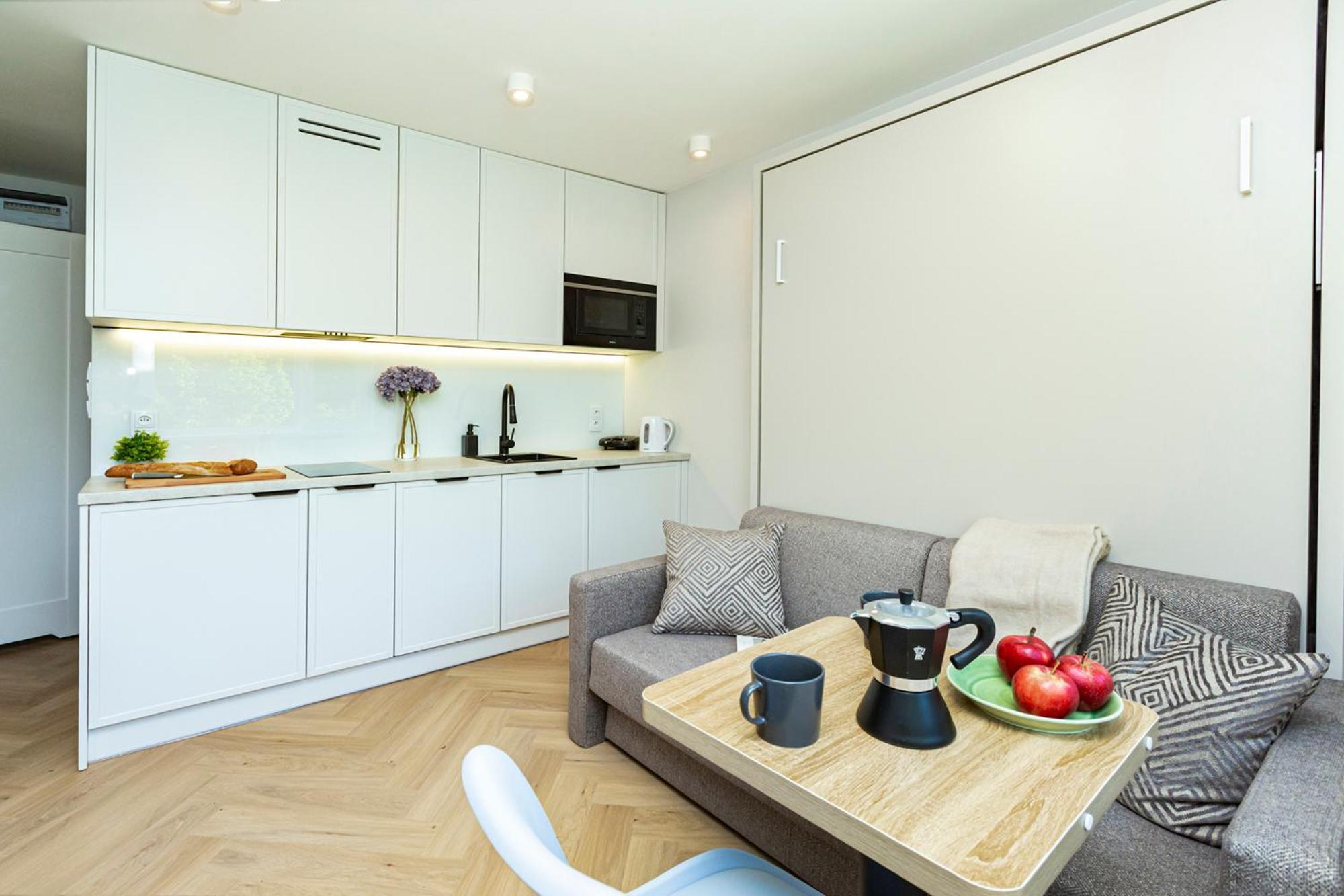 Batorego Grey - Stacja Metra 300m - Bezplatny Parking Apartment *
