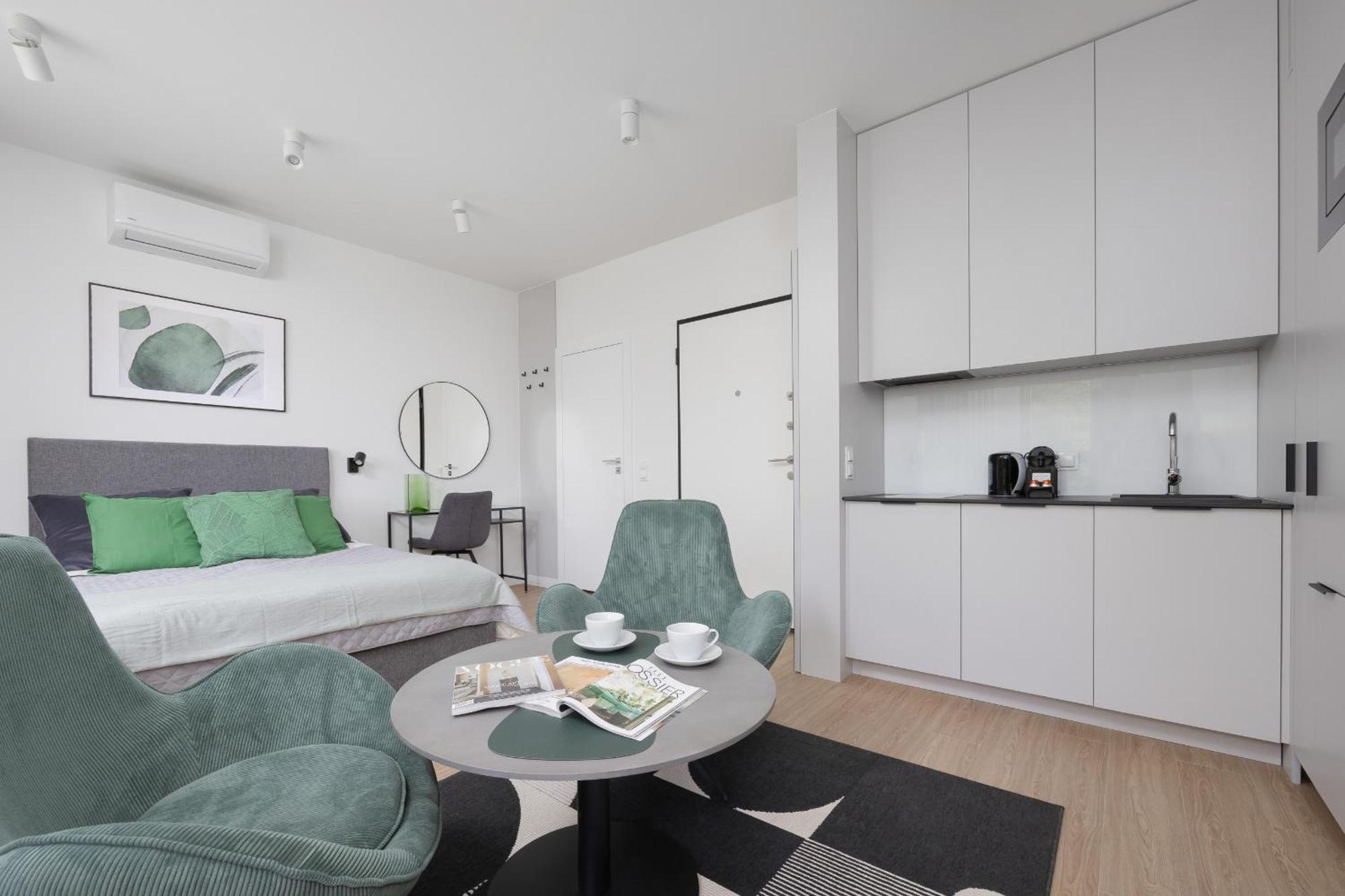 Exclusive And Modern In With Air Conditioning And Desk By Renters Prestige Apartment Warsaw