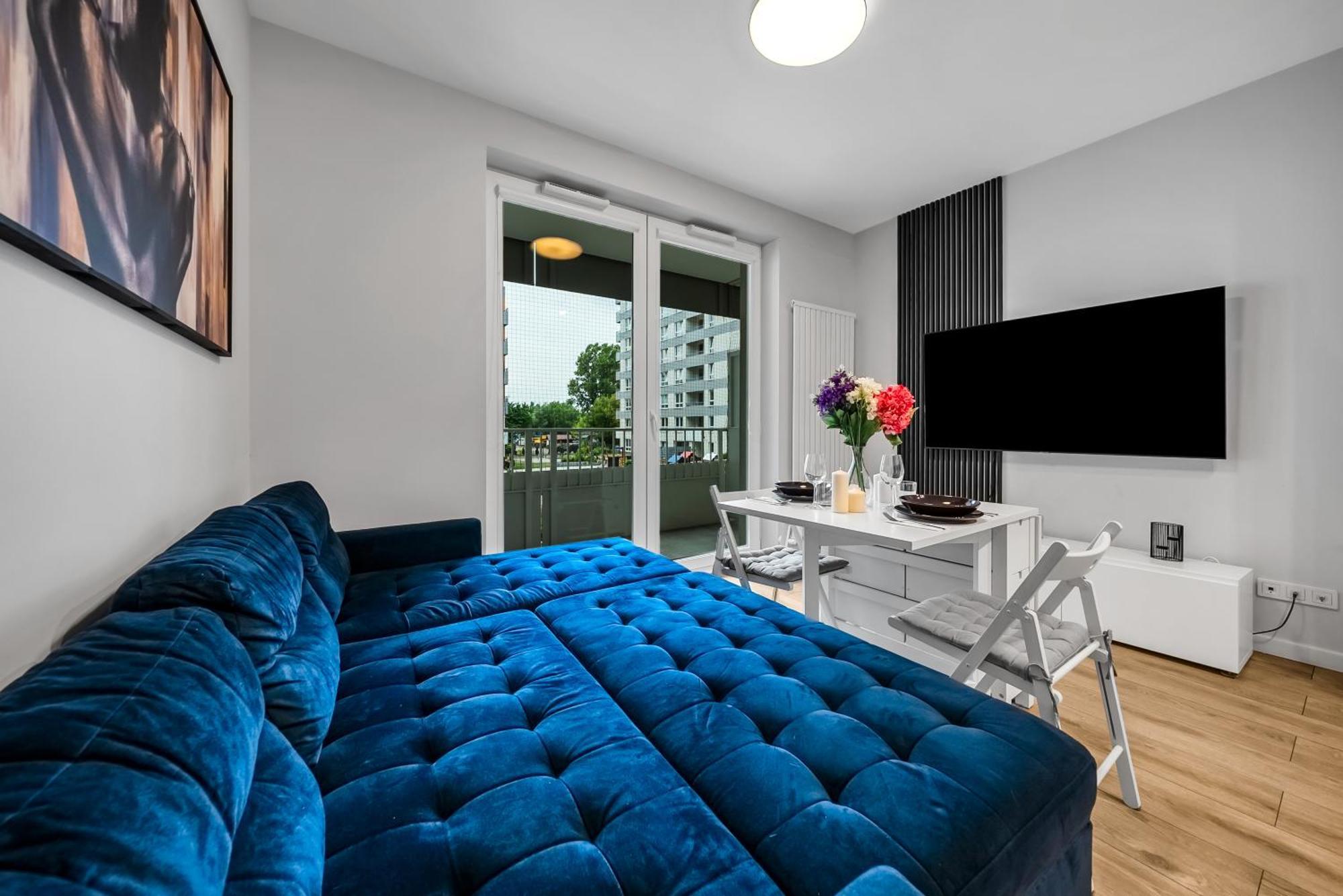 Sluzewiec - Balcony, Bus & Train Nearby - By Rentujemy Apartment Warsaw