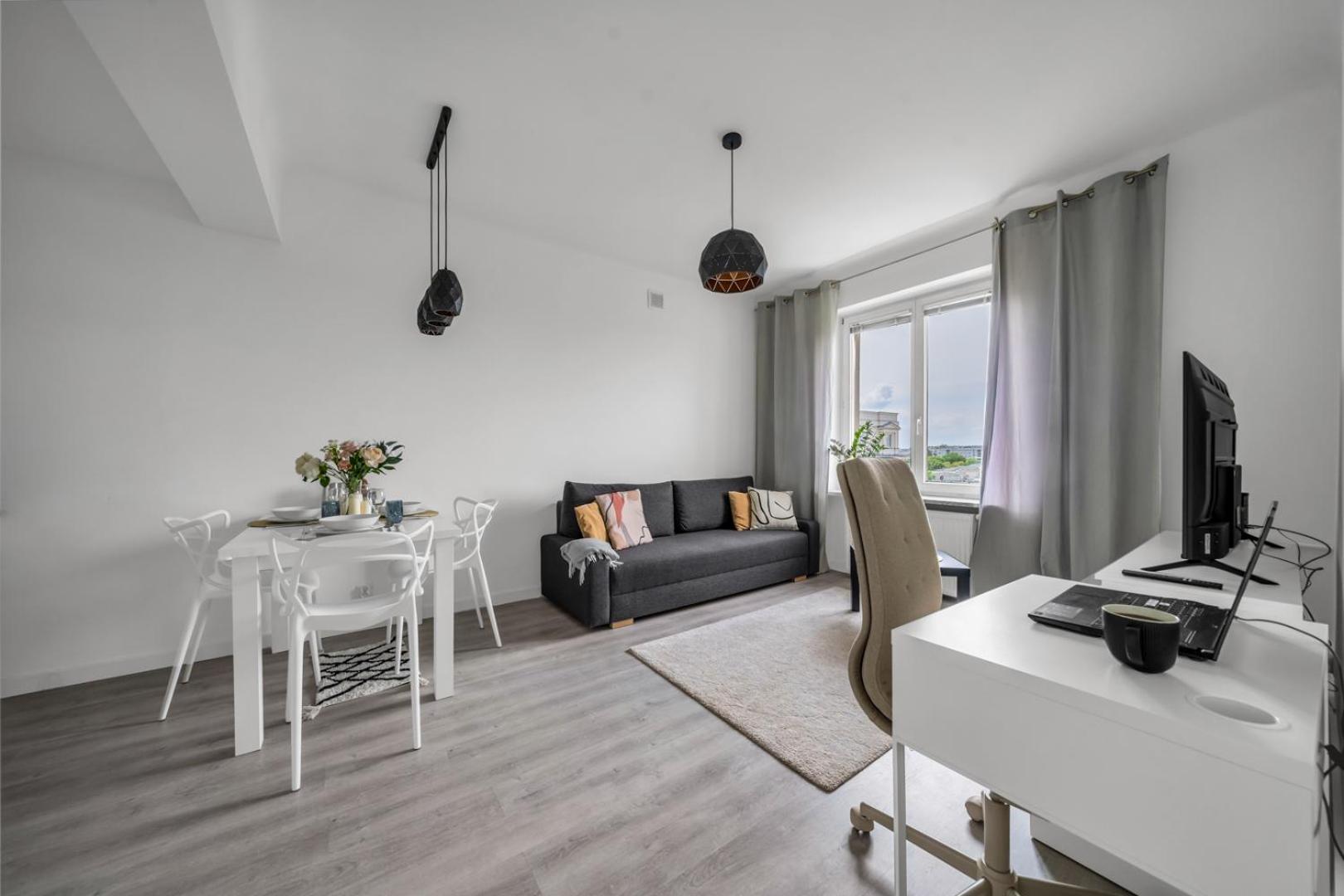 Apartment Srodmiescie - 8th Floor, Workspace, Tram - By Rentujemy