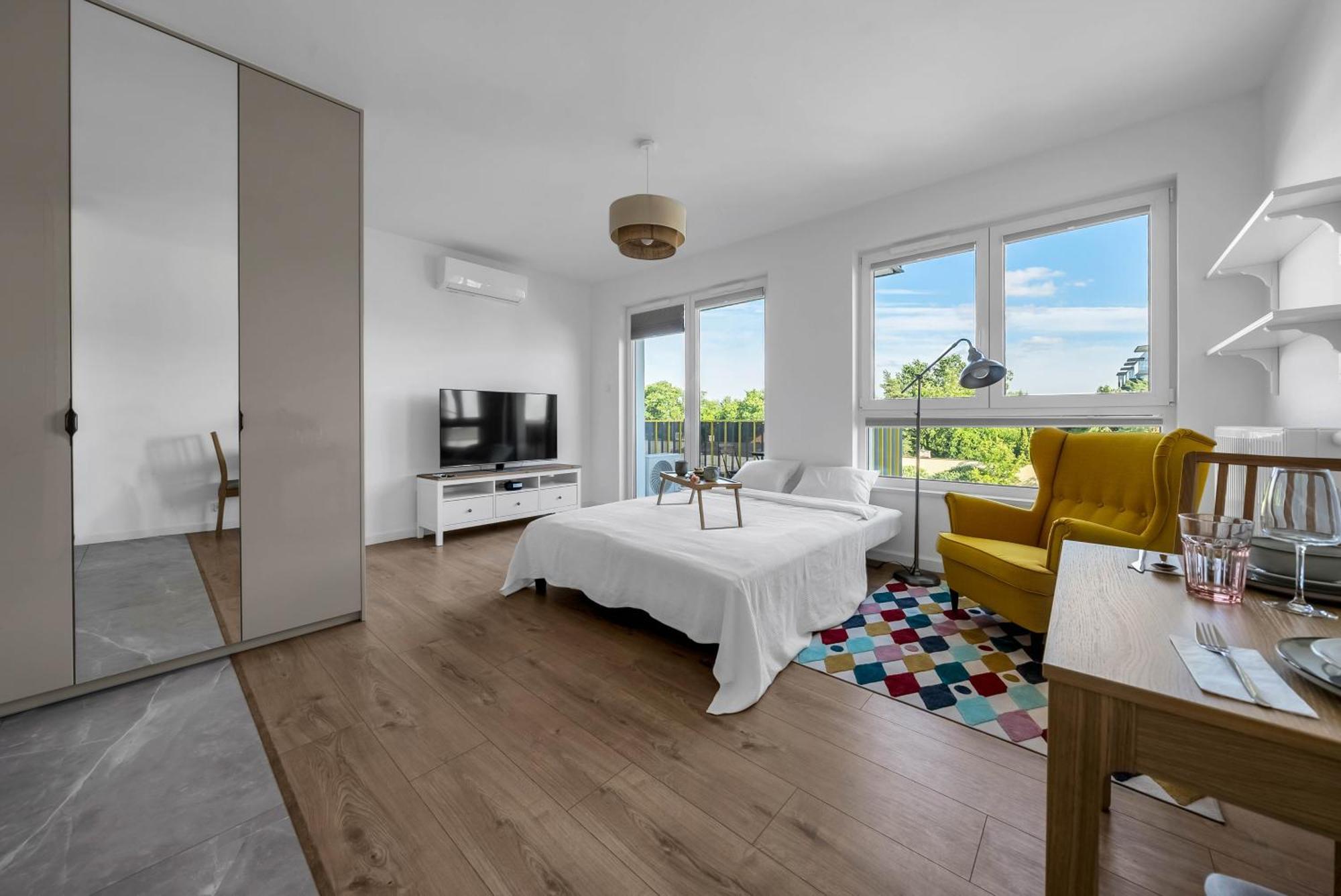 Bialoleka - Balcony, Parking, Ac - By Rentujemy Apartment
