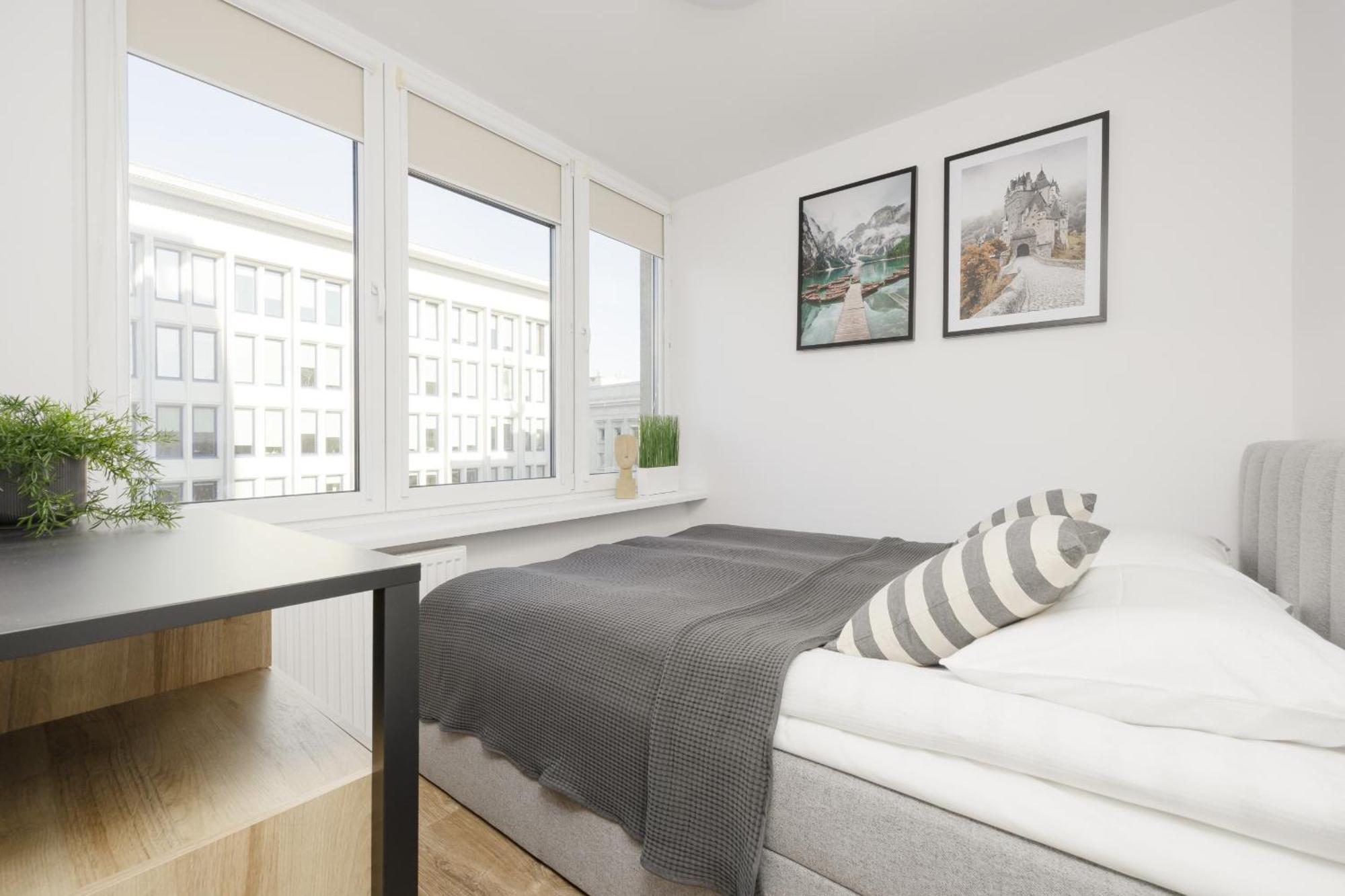 Elegant Grey Wspolna Srodmiescie In By Renters Apartment