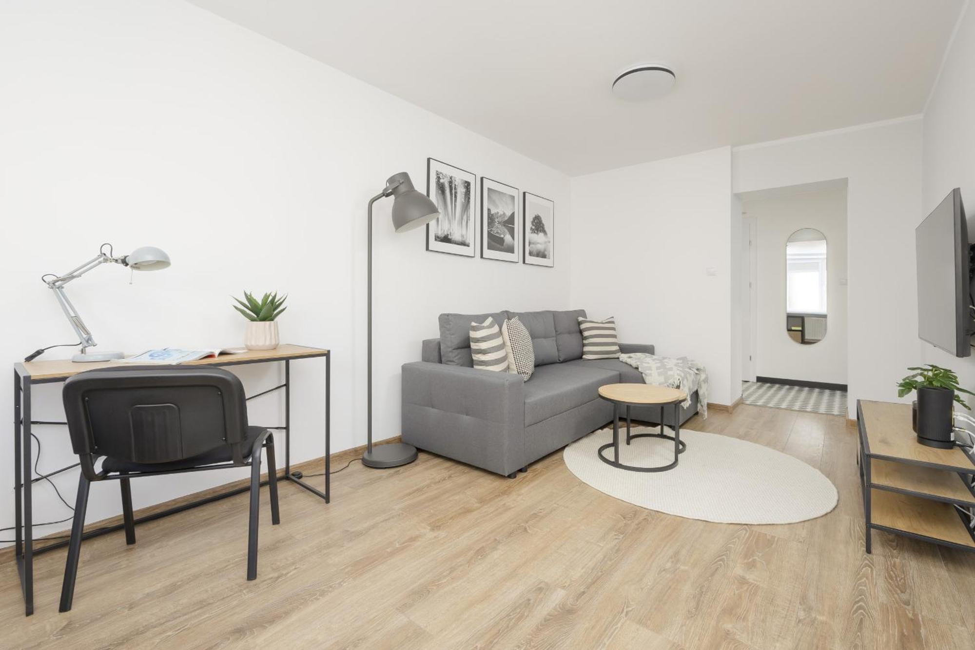 Apartment Elegant Grey Wspolna Srodmiescie In By Renters *