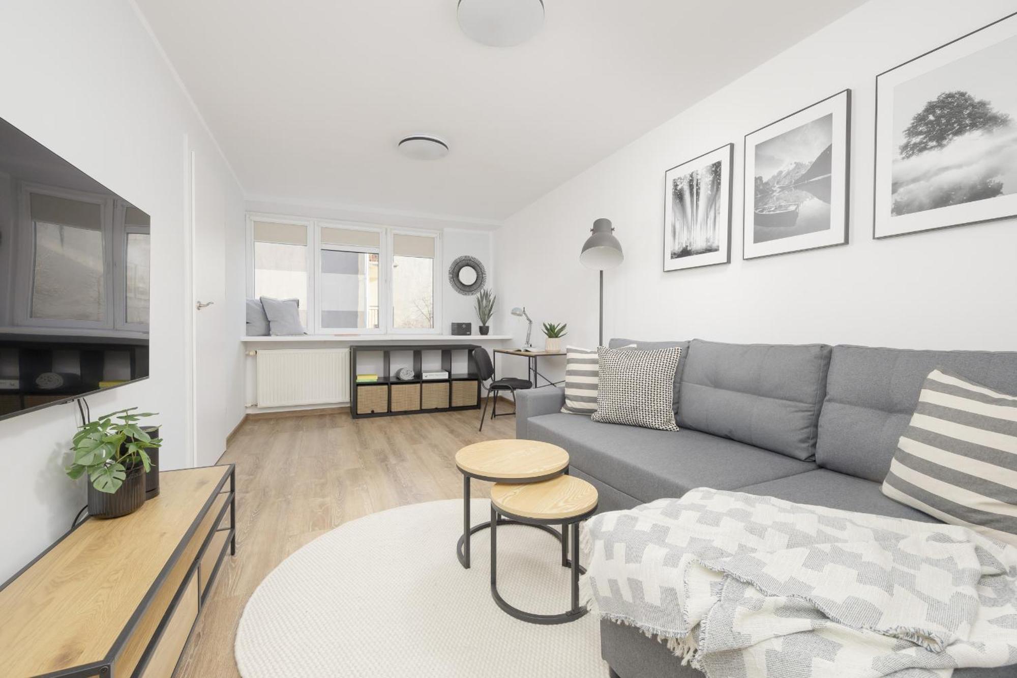 Elegant Grey Wspolna Srodmiescie In By Renters Apartment *