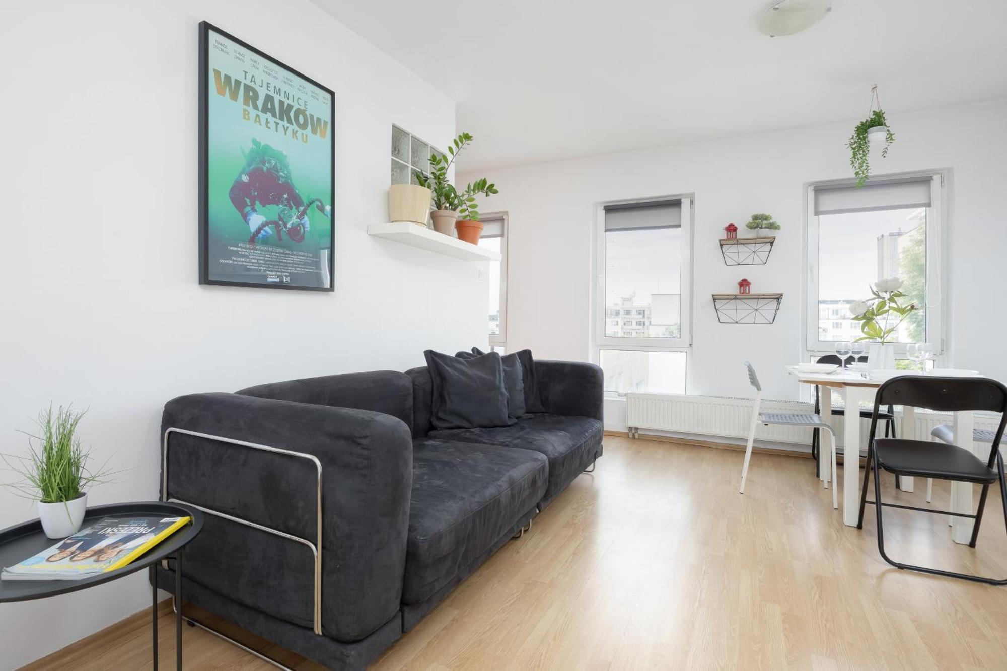 Apartament Rodzinne Studio Dla 4 Osob W Centrum Warszawy By Renters