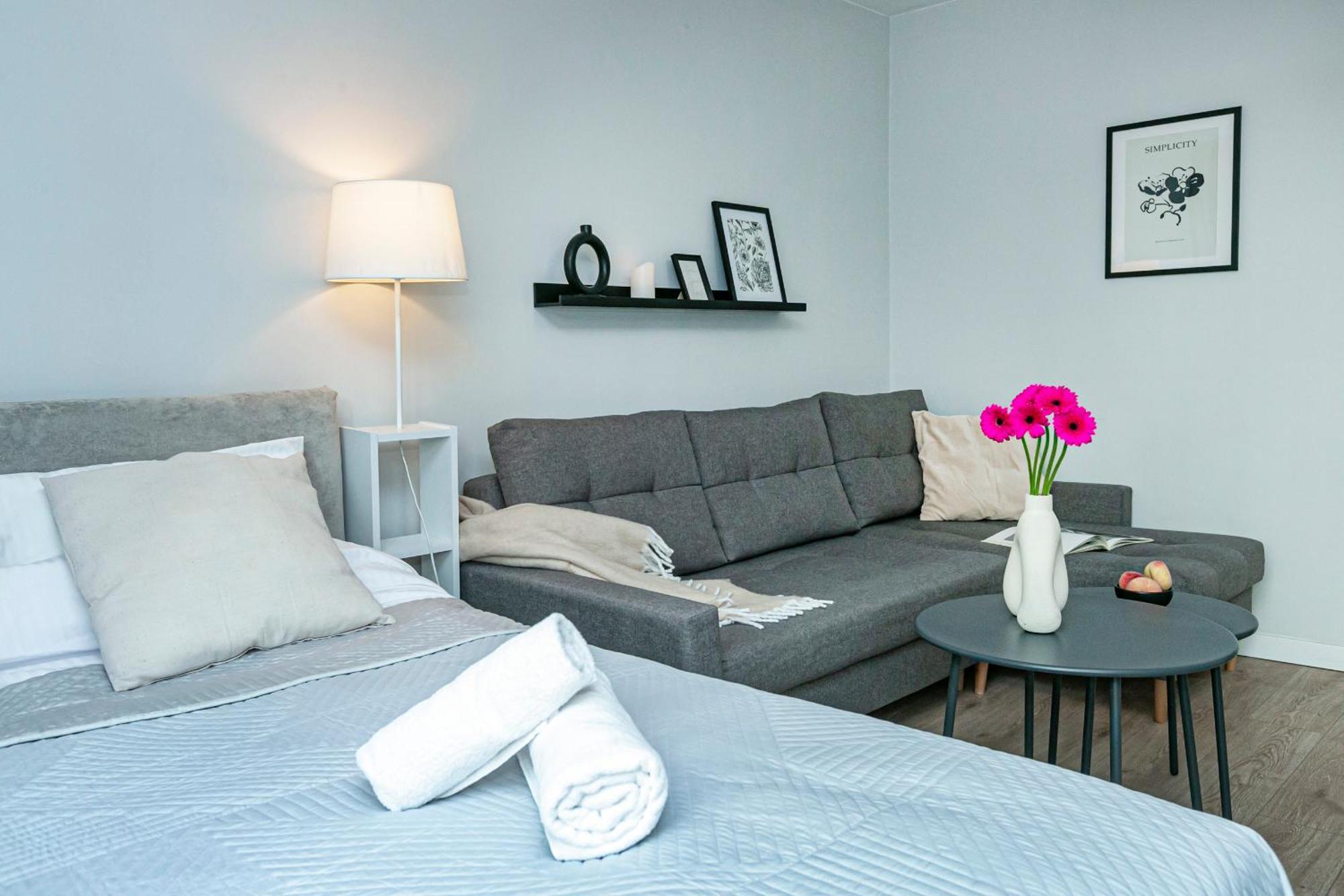Bagno 7 Grey - Stacja Metra 300m - Underground Station 300m Better Apartament Warszawa