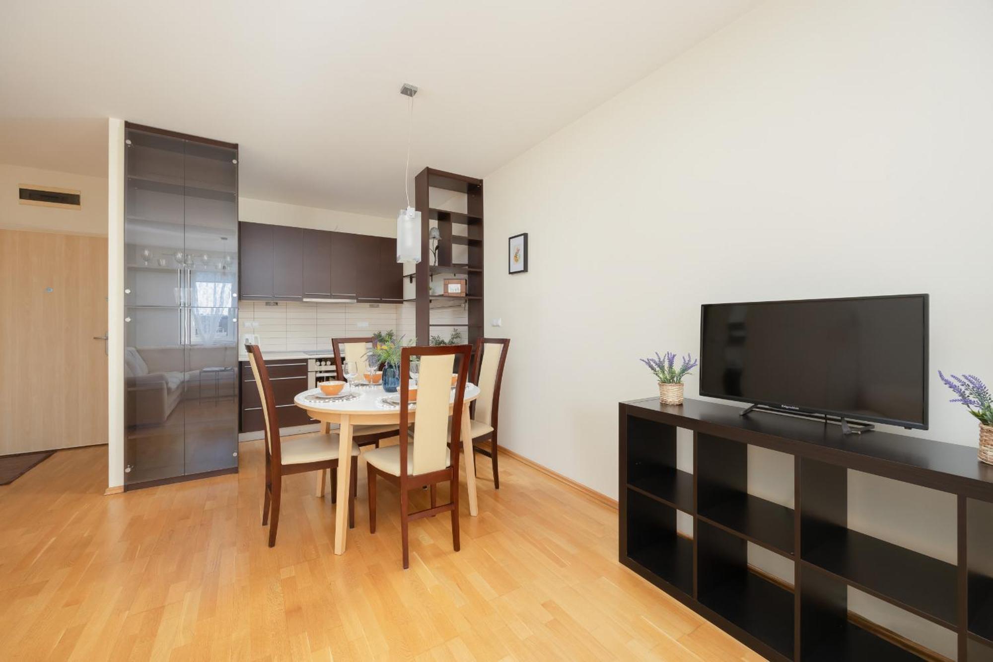Modern & Spacious With Balcony And Parking By Renters Apartment *