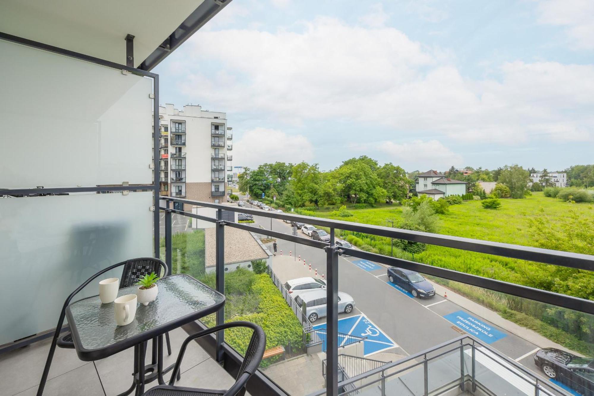 Apartment Modern Studio With Balcony By Rent Like Warsaw