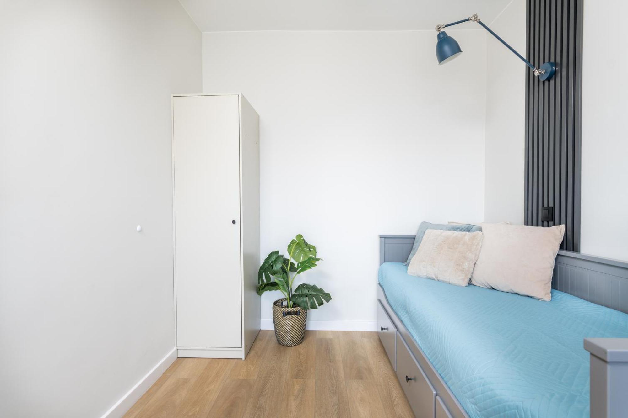 Apartment Blue Matcha Premium Okopowa Warsaw