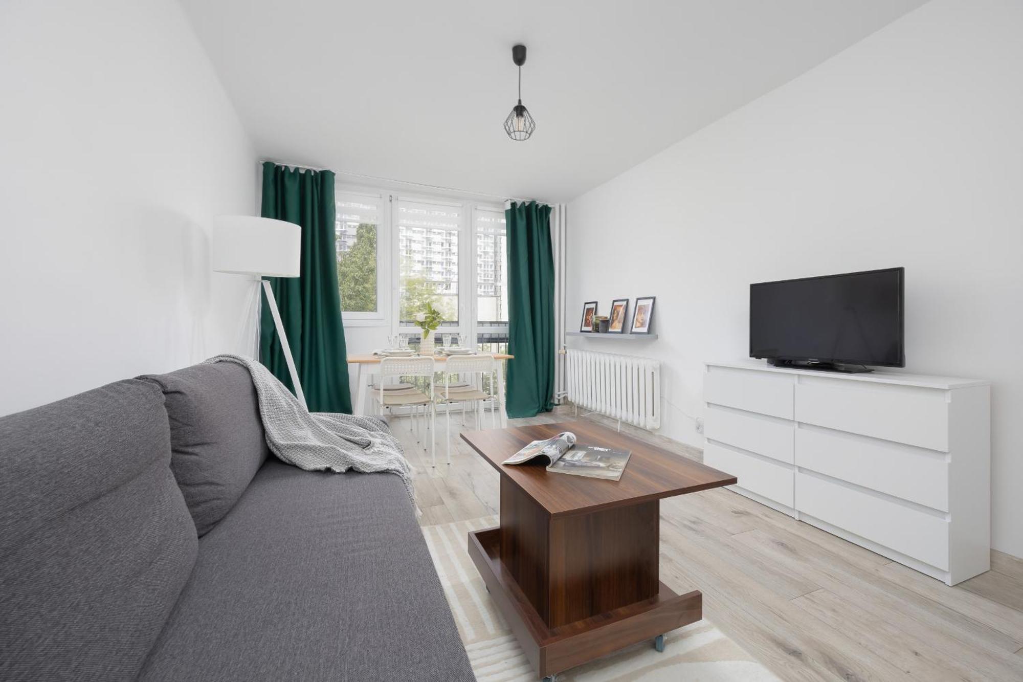 Apartment Bright Apartament Wola Ideal For Remote Work By Renters Warsaw