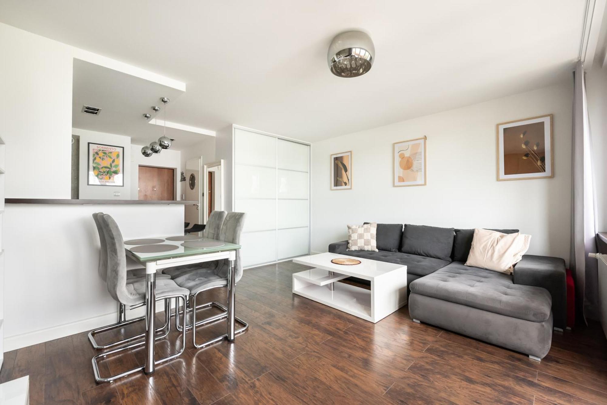 Aleja Waszyngtona Modern Studio Apartment Warschau
