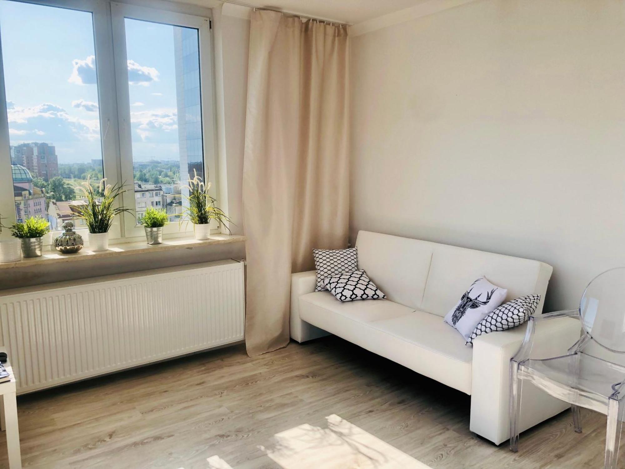 Apartment 40 M2 Centrum- 1km Od Dworca Centralnego- Piekny Widok Na Warszawe- Nowo Grodzka *
