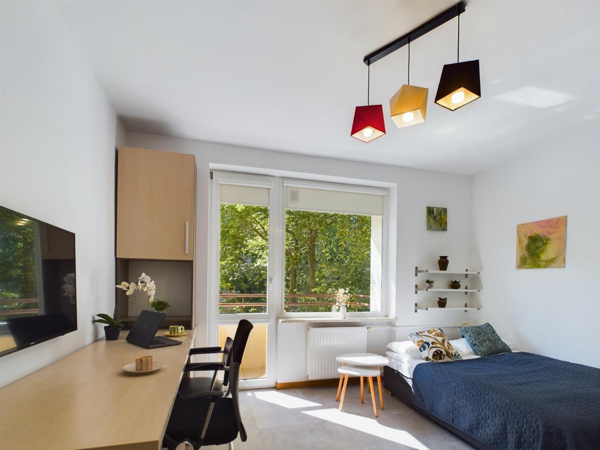 Beautiful Perfect For Remote Work By Renters Apartment Warschau
