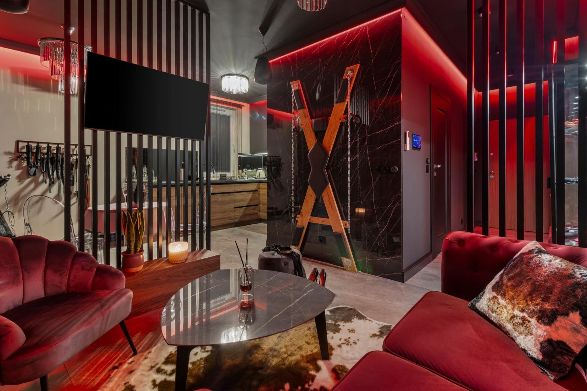 Apartment Secret Bdsm - Stylowy I Klimatyczny Dla Doroslych, Klimatyzacja, Parking Podziemny, Pelne Wyposazenie *